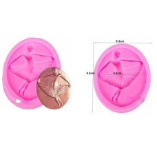 Καλούπι σιλικόνης 3D μπαλαρίνα 1