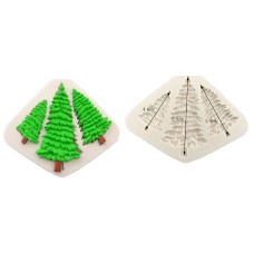 Καλούπι σιλικόνης 3D Χριστουγεννιάτικα δέντρα