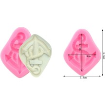Καλούπι σιλικόνης 3D άγκυρα