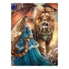Γυναίκα και λιοντάρι