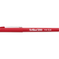 Artline 200 0.4mm Κόκκινο 