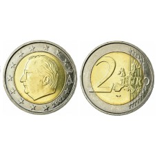 Κέρμα 2 ευρώ Βελγίου 1999-2006 ΑΛΒΕΡΤΟΣ σαν καινούριο (XF)