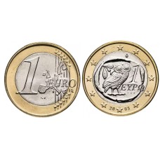 Κέρμα 1 ευρώ κουκουβάγια 2002-2005 / σαν καινούριο ( XF)