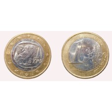 1 ευρώ κουκουβάγια 2002-2026  με "S" στο αστερι σαν καινούργιο (VF)