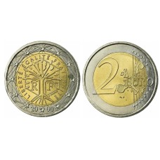 Κέρμα 2 ευρώ Γαλλίας 2000 κυκλοφορηένο  (F)