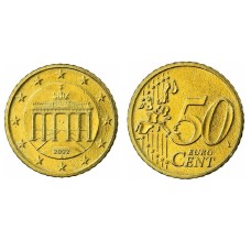 50 λεπτά Γερμανίας 2002 μεταχειρισμένο (F)
