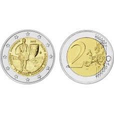 2 ευρώ 2015 75η επέτειος - Θάνατος του Σπύρου Λούη ακυκλοφόρητο (UNC)