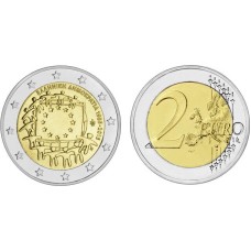 2 ευρώ 2015 30ή επέτειος - Σημαία της Ευρωπαϊκής Ένωσης ακυκλοφόρητο (UNC) 2 ευρώ 2015 30ή επέτειος - Σημαία της Ευρωπαϊκής Ένωσης ακυκλοφόρητο (UNC)