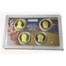 Σετ νομίσματα ΗΠΑ Mint 4 Προέδρων  $ 1 Proof ακυκλοφόρητο (UNC)