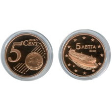 Νόμισμα 5 λεπτά 2012 proof ακυκλοφόρητο (UNC) Νόμισμα 5 λεπτά 2012 proof ακυκλοφόρητο (UNC)