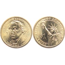 1 δολλάριο ($1) ΗΠΑ 2007 ΅Washington ακυκλοφόρητο (UNC)