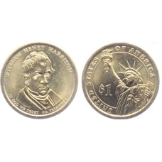 1 δολλάριο 2009 William Henry Harrison ακυκλοφόρητο (UNC)