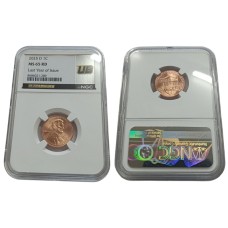 ΗΠΑ 1 σεντ 2025 NGC MS65RD (Το τελευταίο σεντ Denver) ΗΠΑ 1 σεντ 2025 NGC MS65RD (Το τελευταίο σεντ Denver)