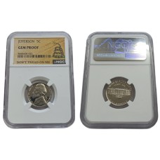 ΗΠΑ 5 σεντς 1976 NGC GEM PROOF Jeferson ΗΠΑ 5 σεντς 1976 NGC GEM PROOF Jeferson