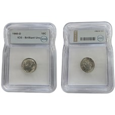 ΗΠΑ 10 σεντς 1960-D ICG Brilliant Uncirculated ΗΠΑ 10 σεντς 1960-D ICG Brilliant Uncirculated