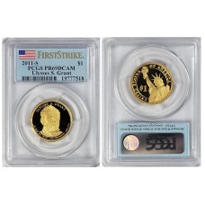 1 δολλάριο 2011 ΗΠΑ Grant PCGS PR69 Dcameo 