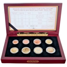 Βέλγιο 3,88 ευρώ 2006 Proof-Like Mint σε ξύλινη κασετίνα (τιράζ 3000 τεμ)
