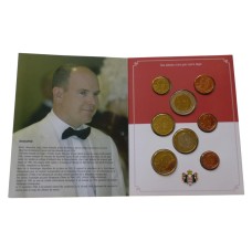 Σετ ευρώ 2006 Μονακό 0,1-2 ευρώ ακυκλοφόρητα σε Blister