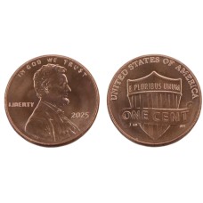 1 cent 2025 Philadelphia Το τελευταίο σεντ στην ιστορία της Αμερικής ακυκλοφόρητο (UNC)