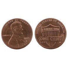 1 cent 2025 Denver   Το τελευταίο σεντ στην ιστορία της Αμερικής ακυκλοφόρητο (UNC)