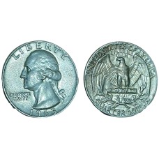 ΗΠΑ 1/4 δολλάρια 1963 ασημένιο  (XF)