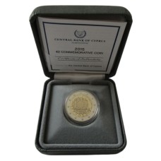 2 ευρώ 2015 Κύπρος νόμισμα proof - "ΣΗΜΑΙΑ ΕΥΡΩΠΑΪΚΗΣ ΕΝΩΣΗΣ"  (UNC)
