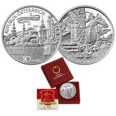 Αυστρία 10 ευρώ 2011 ασημένιο proof Klagenfurt (UNC)