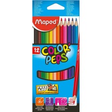 Ξυλομπογιές  Color' Peps 12χρ