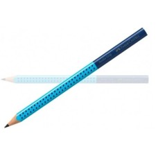 Μολύβι grip 2001 Jumbo δίχρωμο σιέλ/μπλε