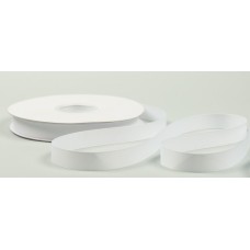 Κορδέλες γκρο διπλής όψης – 50 μέτρα x15mm λευκό