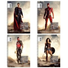 Τετράδιο Σπιράλ 2θ  21x29 Justice League 4 Σχέδια  τυχαία επιλογή