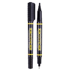  Μαρκαδόρος TWIN MARKER μαύρος