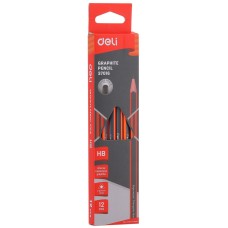 Μολύβια Deli Graphite HB 12 τεμάχια/κουτί