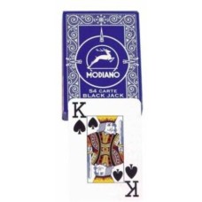 Carte Poker 54 Black Jack Modiano