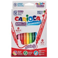 Μαρκαδόροι Carioca Birello Dual Top 12τεμ. Μαρκαδόροι Carioca Birello Dual Top 12τεμ.