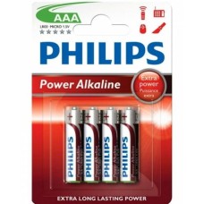 MΠATAPIEΣ AAA AΛKAΛIKEΣ PHILIPS POWERLIFE 4ΤΕΜ.