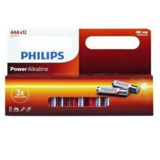 MΠATAPIEΣ AAA AΛKAΛIKEΣ PHILIPS POWERLIFE 12 ΤΕΜ.