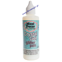 Crystal gel pen με στρας (glitter) 90ml MAXI DECOR
