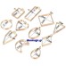 Μεταλλικά στοιχεία  Νο 1 σε διάφορα σχήματα μαύρο