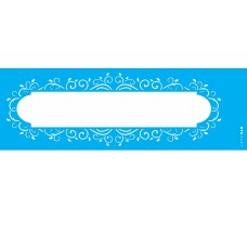 Στένσιλ εύκαμπτο 10 Χ 30 εκ. simples Moldura Arabesco