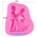 Καλούπι σιλικόνης 3D νυφικό ζευγάρι 2